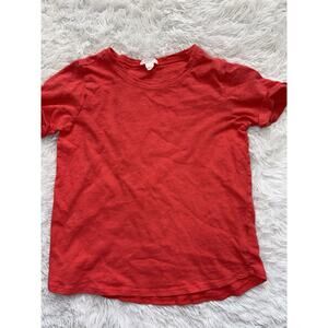Crewcuts Girls 10/11 Classic Red Short Sleeved Tee. Cute, Comf.